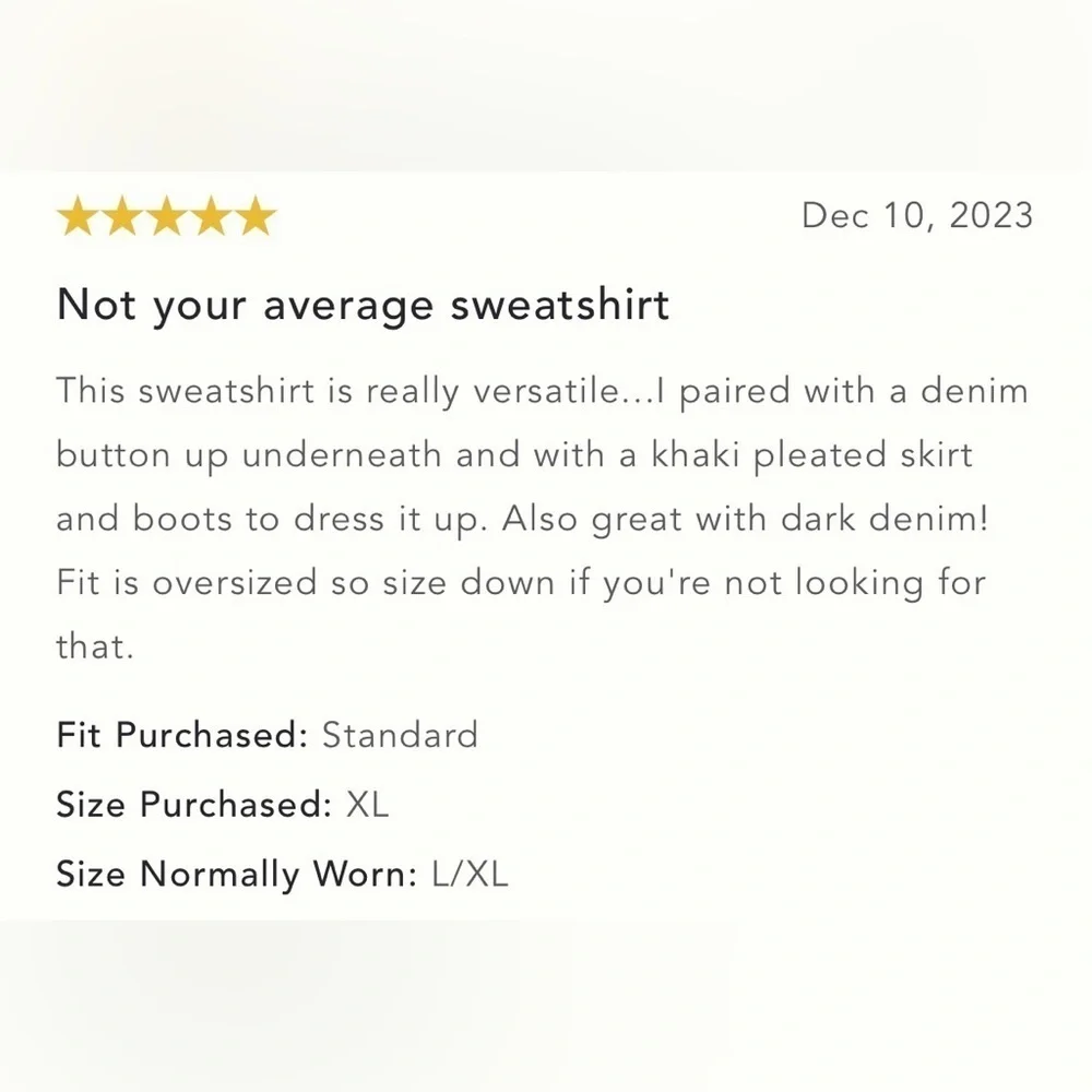 ❤️ HOT PICK ❤️ NWT Size MP - By Anthropologie Embroidered Sweatshirt - Picture 8 of 13